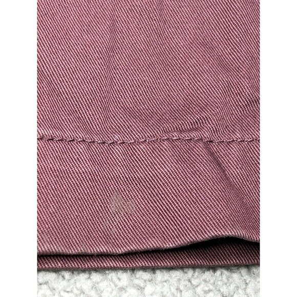 Loft Outlet Jacket Womens Medium Plum Field Jacket Cinch Tie Waist Cargo Pockets - Picture 12 of 12